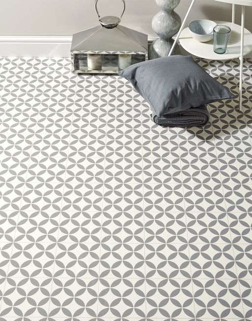 EvoCore Premium Patterned Tile - Geometric Grey