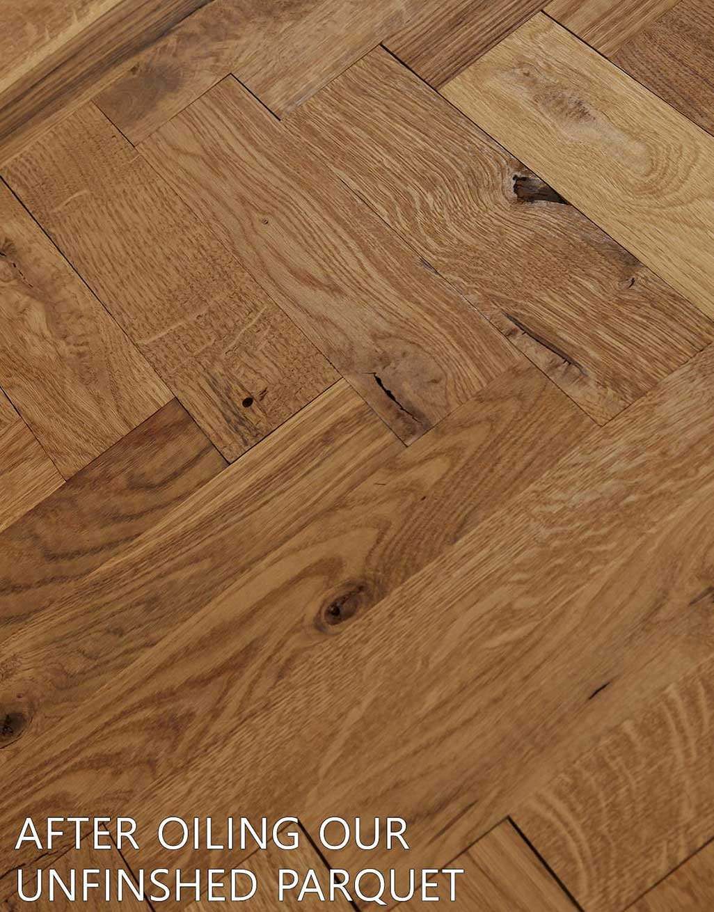 Unfinished Parquet Oak Solid Wood Flooring 13