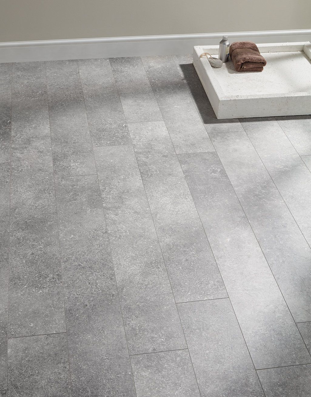 Valencia Tile - Weathered Grey Laminate Flooring 1