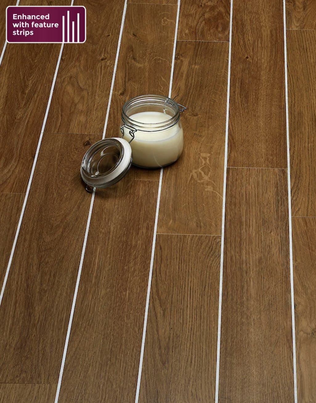 Herringbone - Golden Oak LVT Flooring 4