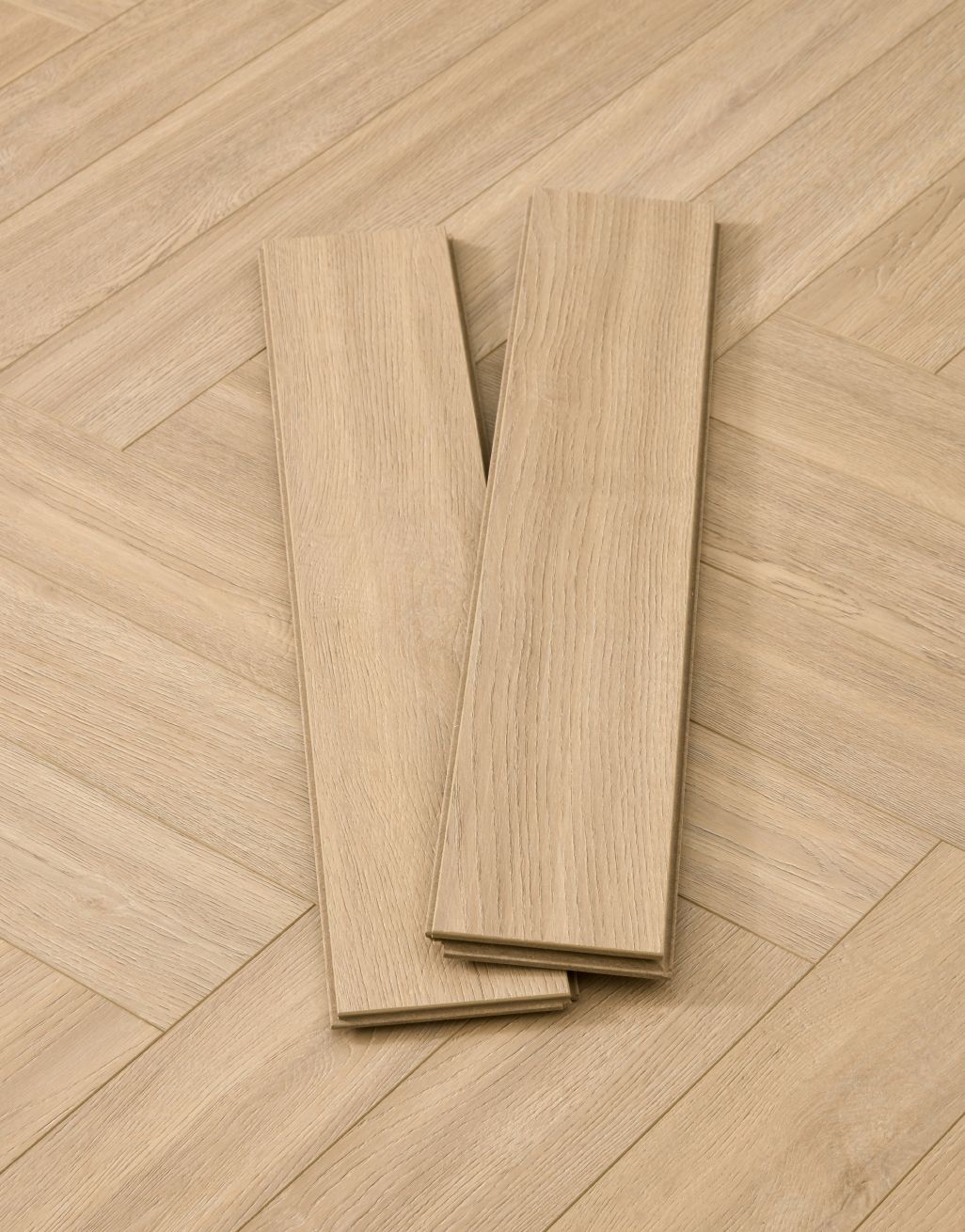 Varenna Herringbone - Cornfield Oak Laminate Flooring 3