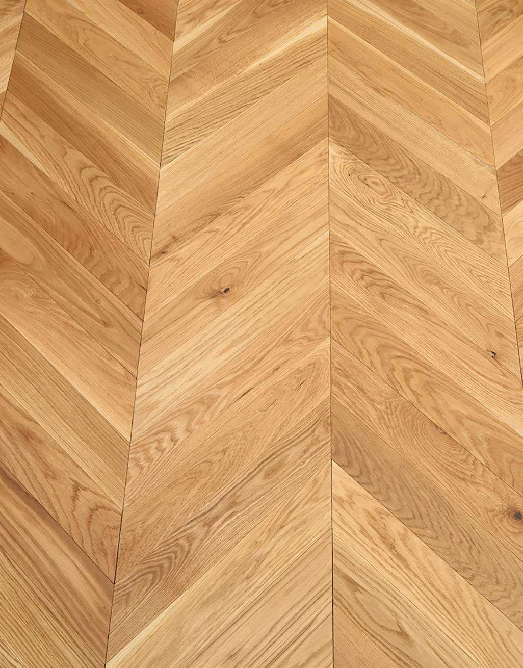 Park Avenue Chevron Natural Oak Brushed & Oiled Solid Wood Flooring 1