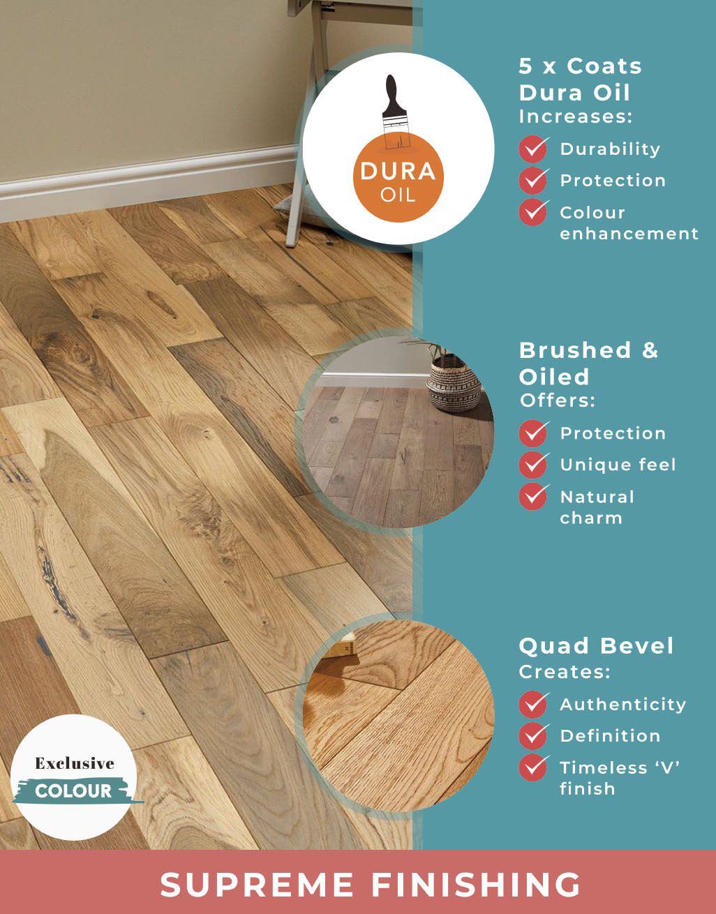 Studio Blonde Oak Brushed & Oiled Engineered Wood Flooring 5