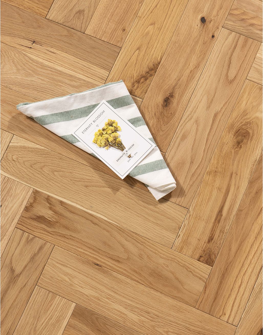 Eternity Oak Herringbone Waterproof LVT Flooring