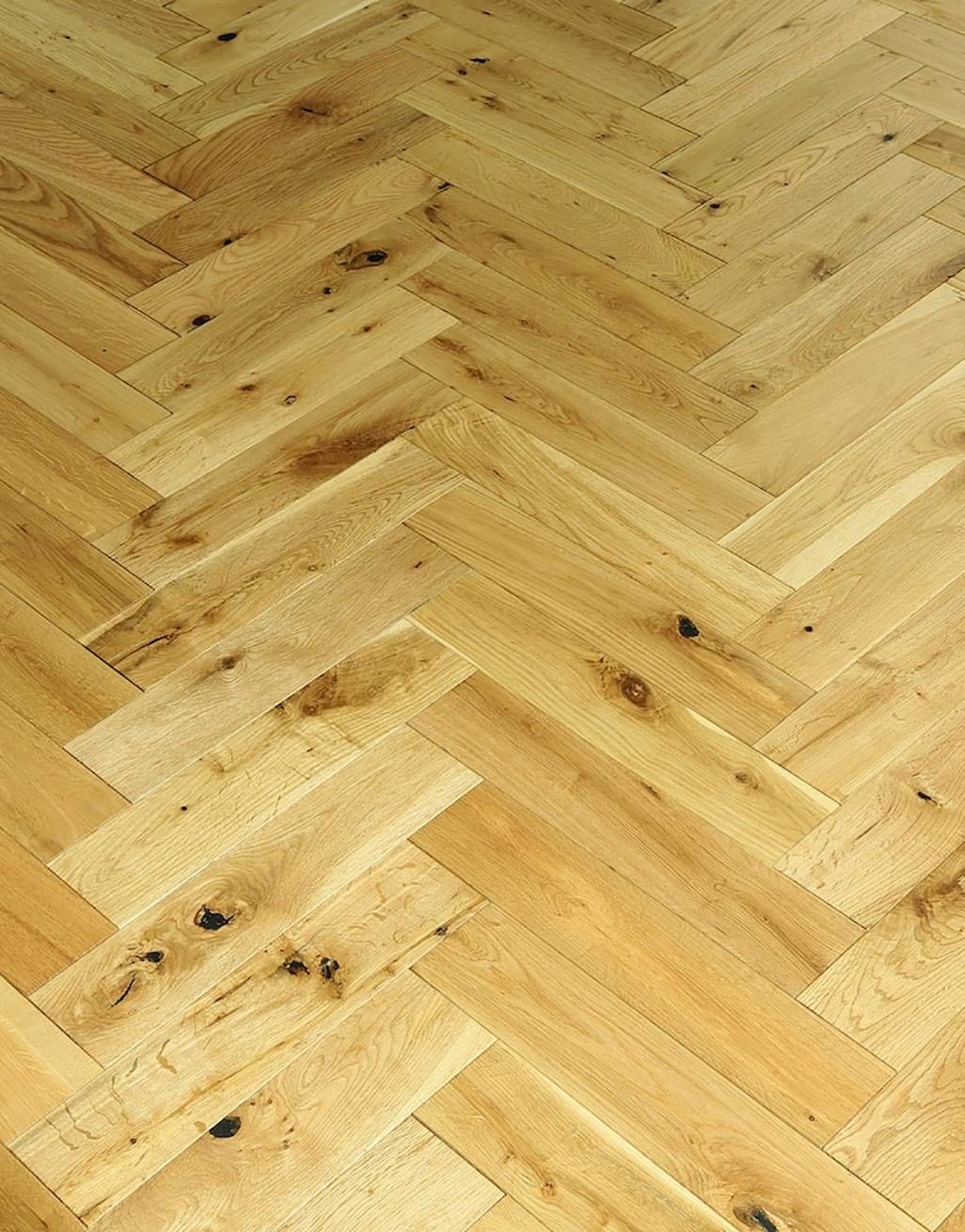 Oxford Natural Herringbone Oak Engineered Wood Flooring