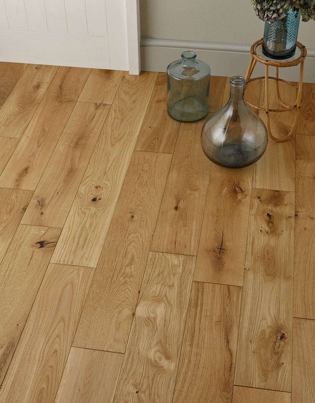 Manor Natural Oak Brushed Oiled Engineered Wood Flooring