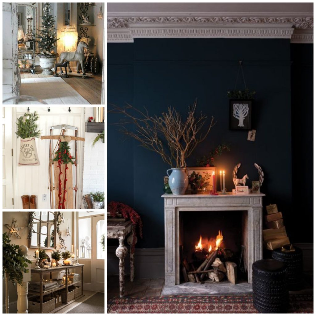 Vintage and Rustic Festive Interior