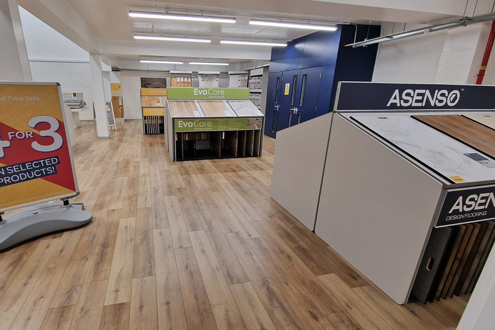 Direct Wood Flooring Daventry Store Asenso EvoCore Tables