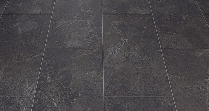 Verona Tile - Black Slate Laminate Flooring - Descriptive 2