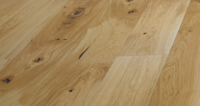 Carpenters Choice Natural 14mm x 155mm Lacquered Engineered Wood Flooring - Descriptive 1