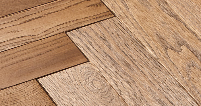 Park Avenue Herringbone Georgian Oak Solid Wood Flooring - Descriptive 4