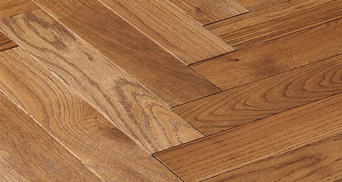 Park Avenue Herringbone Georgian Oak Solid Wood Flooring - Descriptive 5
