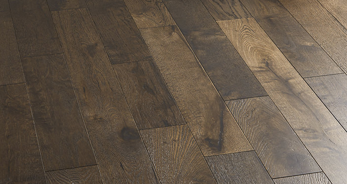 Studio Coffee Oak Brushed & Lacquered Engineered Wood Flooring - Descriptive 5