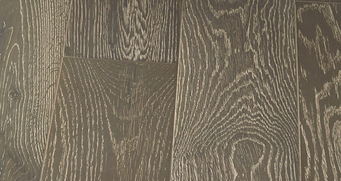 Manhattan Urban Grey Oak Brushed & Lacquered Engineered Wood Flooring - Descriptive 6