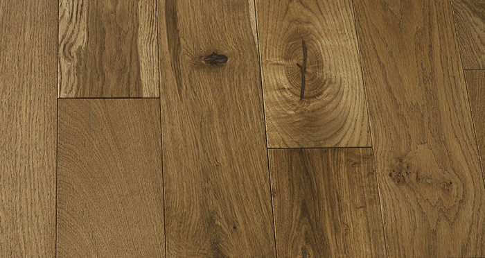Loft Golden Smoked Oak Brushed & Lacquered Engineered Wood Flooring - Descriptive 6
